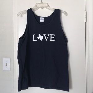 Texas Love tank top